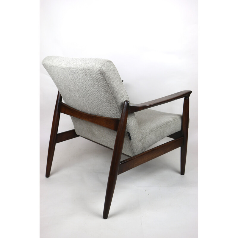  vintage armchair grey  by Edmund Homa 1970s