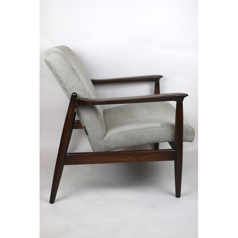  vintage armchair grey  by Edmund Homa 1970s