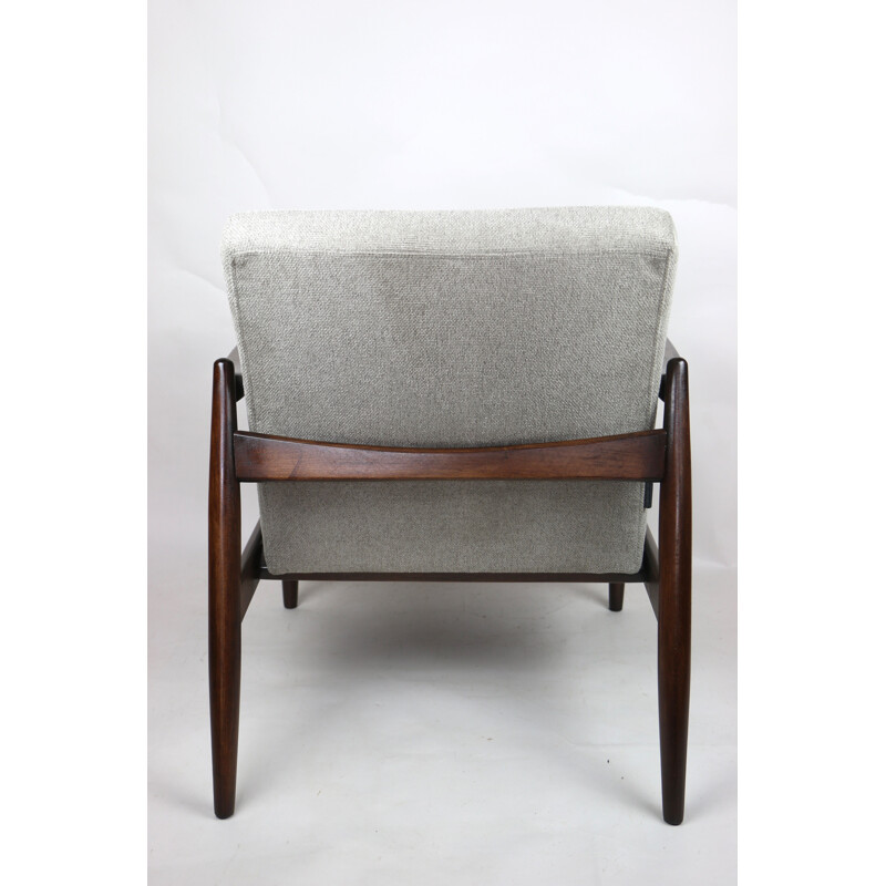  vintage armchair grey  by Edmund Homa 1970s