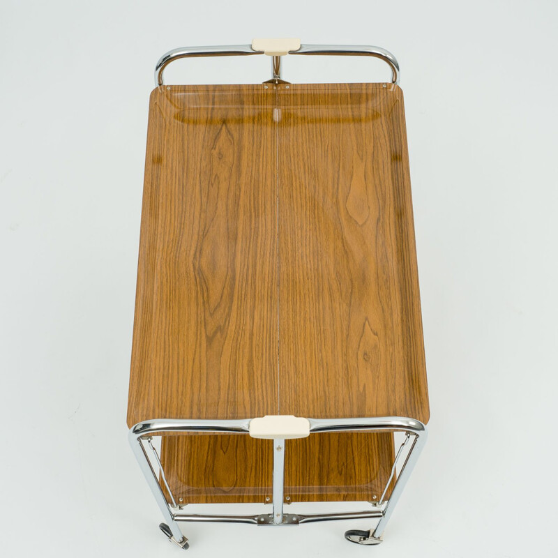 Vintage folding serving trolley 1970s