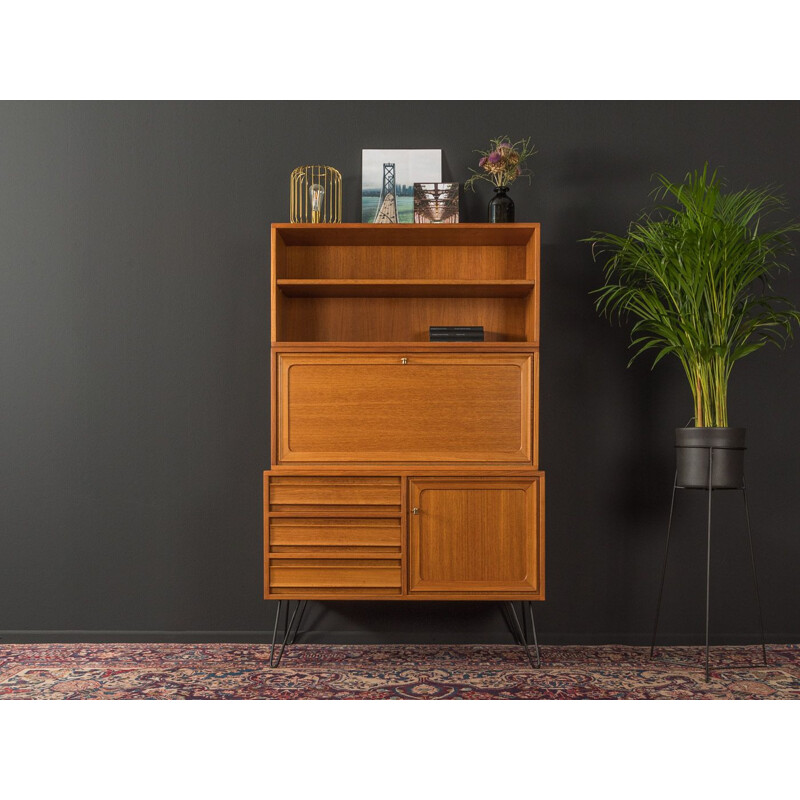 Vintage teak veneer desk Denmark 1960s