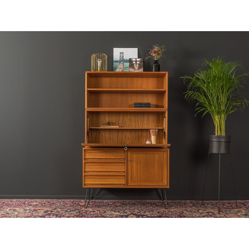 Vintage teak veneer desk Denmark 1960s