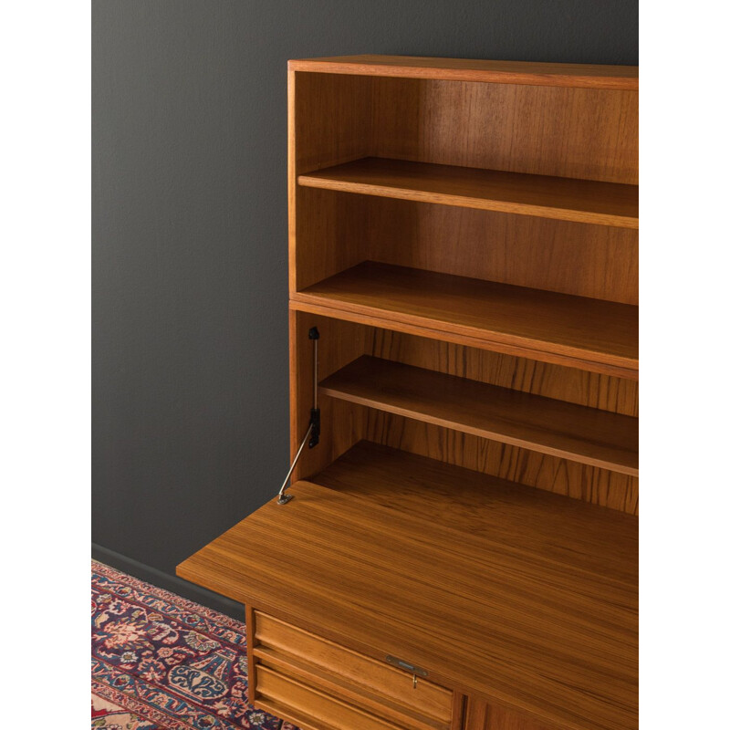 Vintage teak veneer desk Denmark 1960s