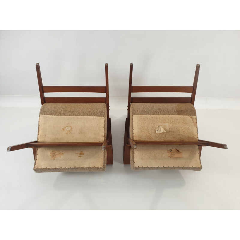 Paire de fauteuils vintage par Franz Jirák pour Tatra 1960