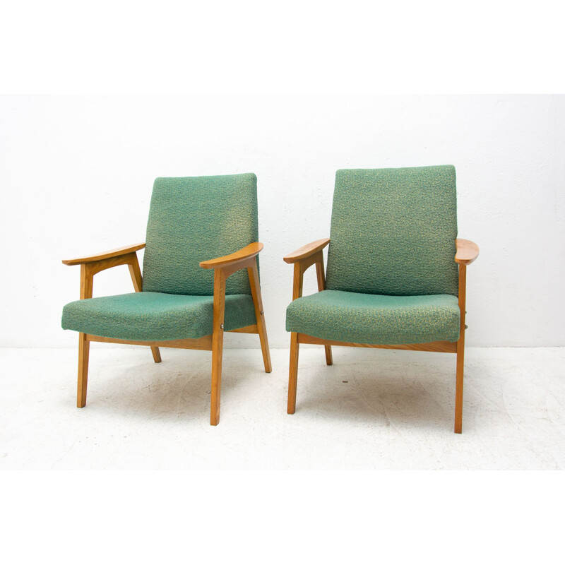  Ein Paar Vintage-Sessel aus Bugholz von Jaroslav Šmídek 1960