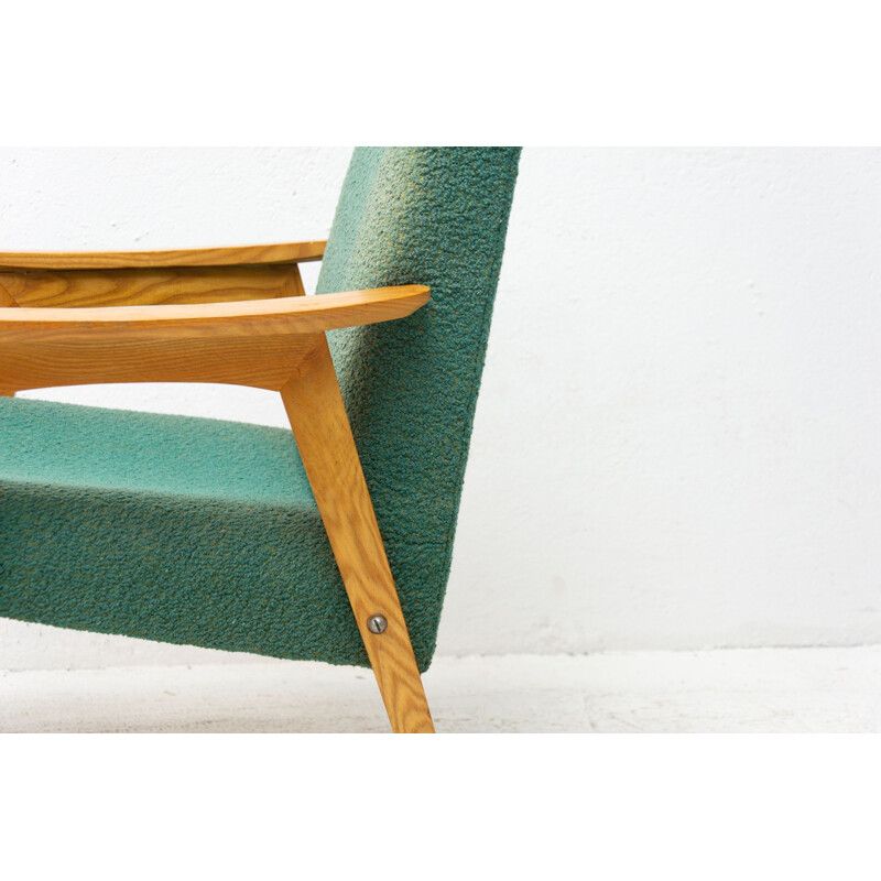  Pair of vintage bentwood armchairs by Jaroslav Šmídek 1960s