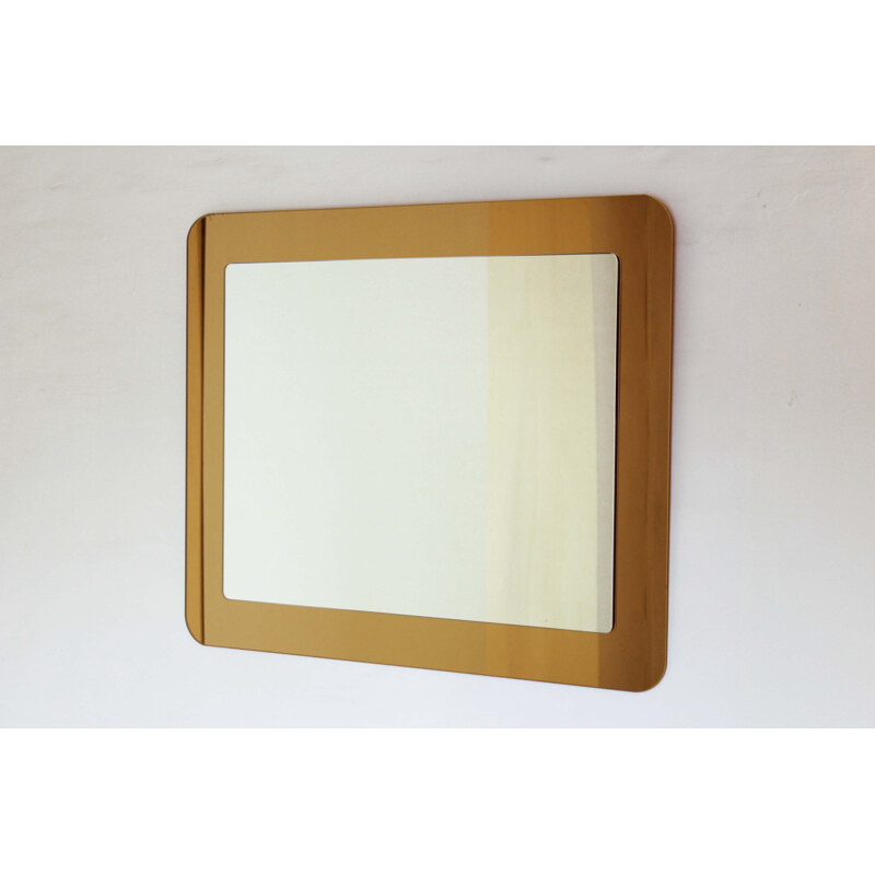 Vintage gold wall mirror 1970s