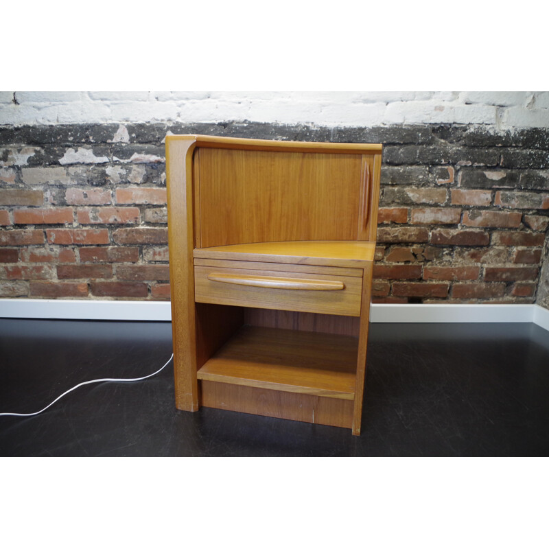 Vintage teak bedside table Denmark