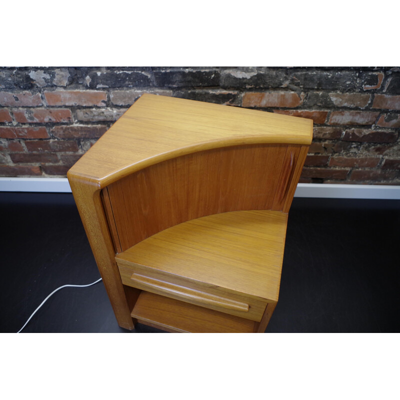 Vintage teak bedside table Denmark