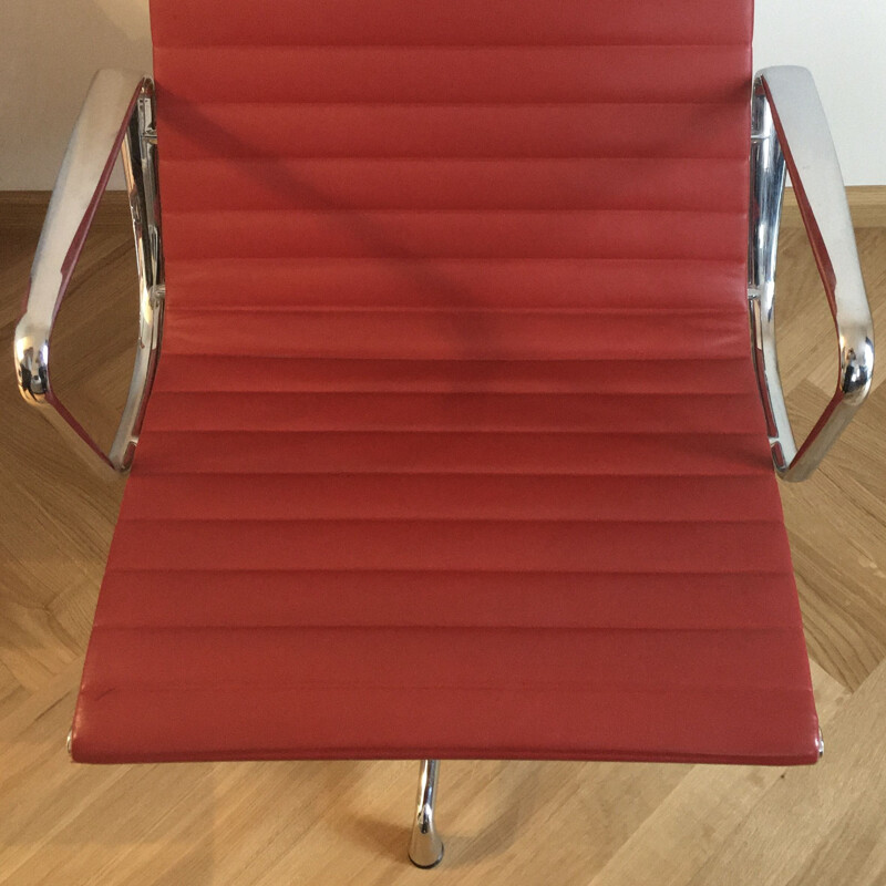 Pair of vintage leather chairs 1958s