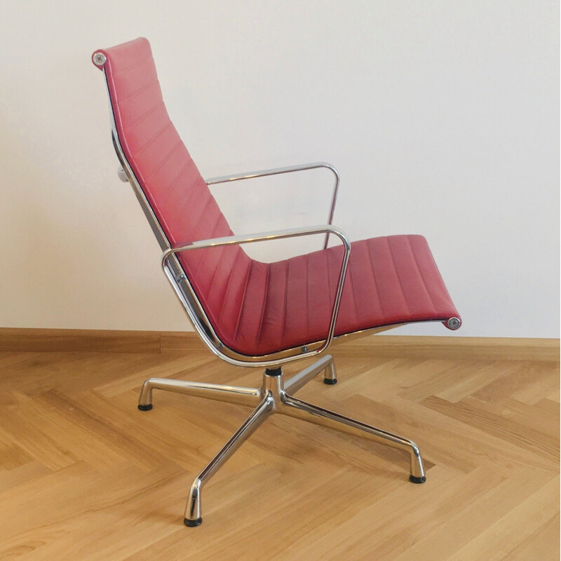 Vintage aluminum chair by Charles and Ray Eames by Vitra