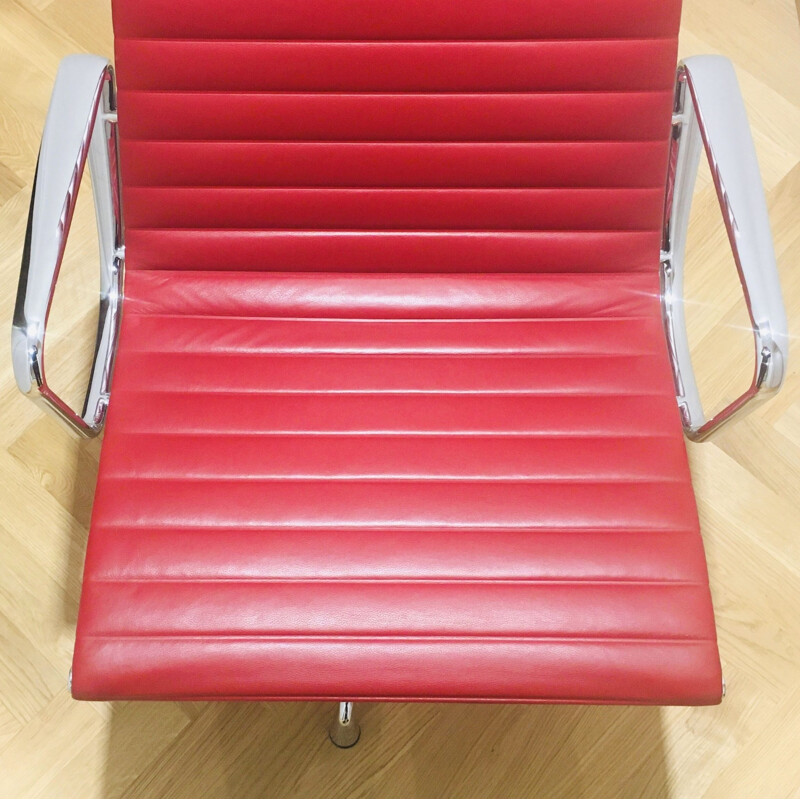 Vintage aluminum chair by Charles and Ray Eames by Vitra