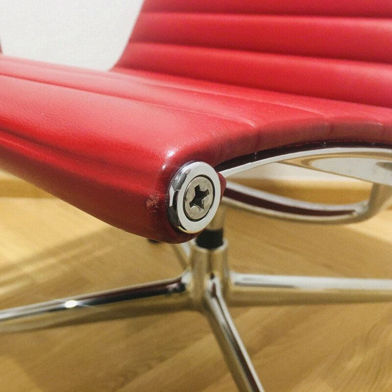 Vintage aluminum chair by Charles and Ray Eames by Vitra