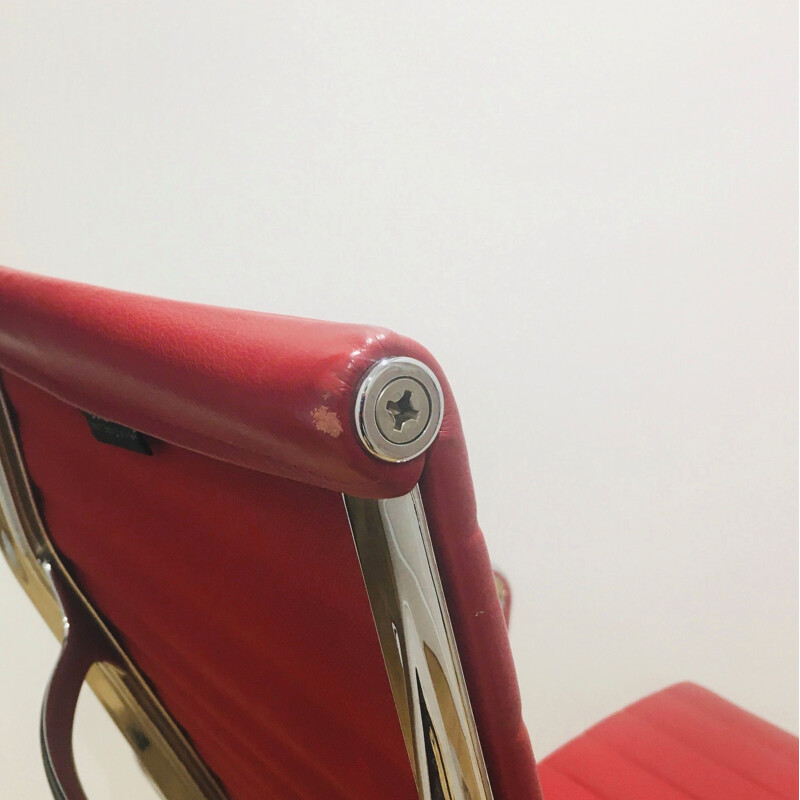 Vintage aluminum chair by Charles and Ray Eames by Vitra