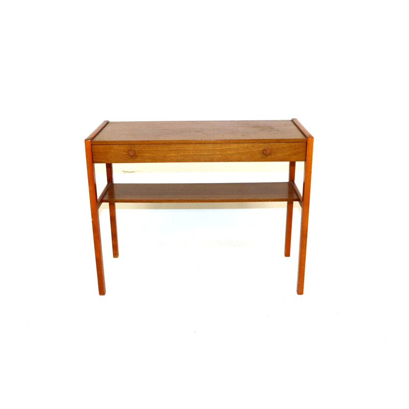 Vintage teak console Sweden 1960s