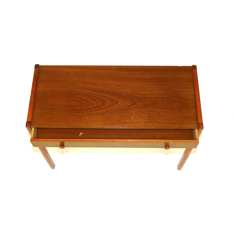 Vintage teak console Sweden 1960s