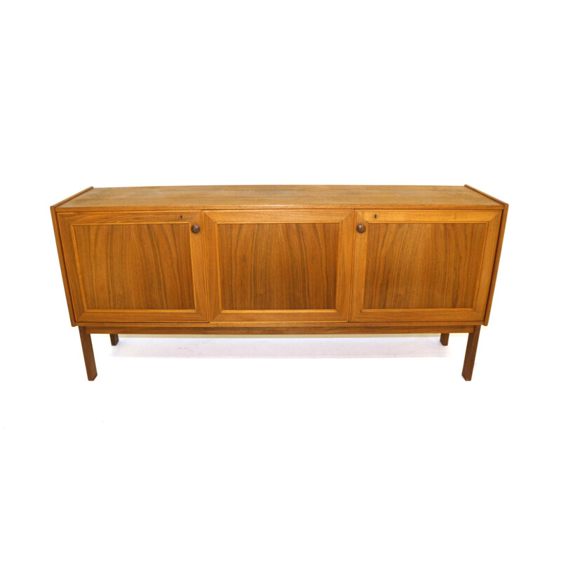 Vintage walnoten dressoir, Zweden 1960