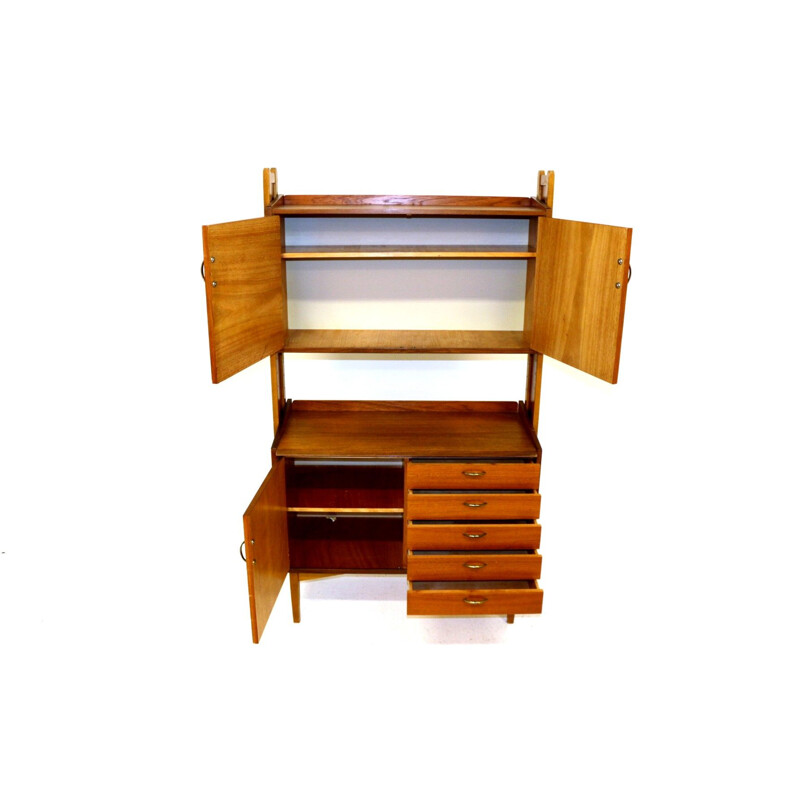 Vintage Swedish teak desk 1960s