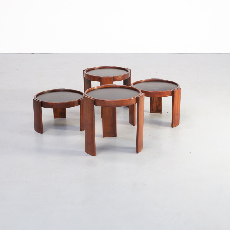 Tables gigognes vintage empilables  Gianfranco Frattini  1970