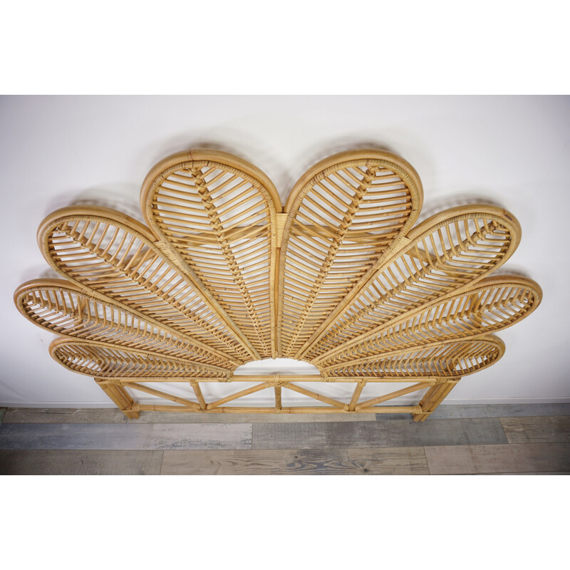 Vintage Rattan Headboard