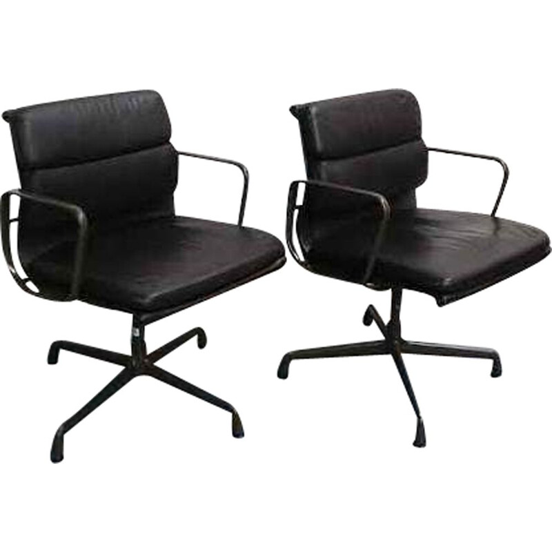 Vintage Soft Pad Chairs EA 208 armchair for Vitra