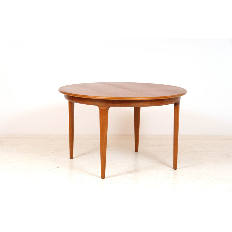 Vintage teak extension table by J. Andersen 1960s