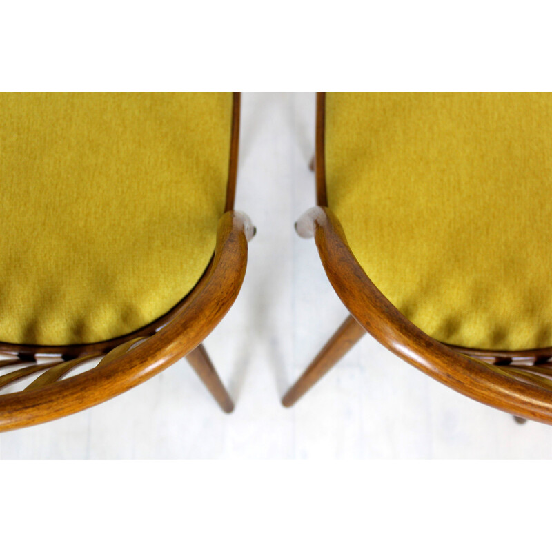 Pair of vintage chairs by Antonin Suman Czechoslovakia 1960s