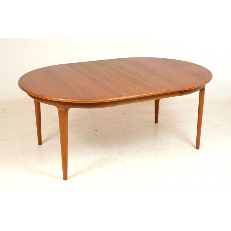 Vintage teak extension table by J. Andersen 1960s