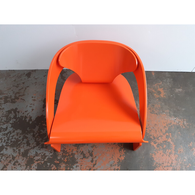 Vintage lounge chair by Kartell 1965s