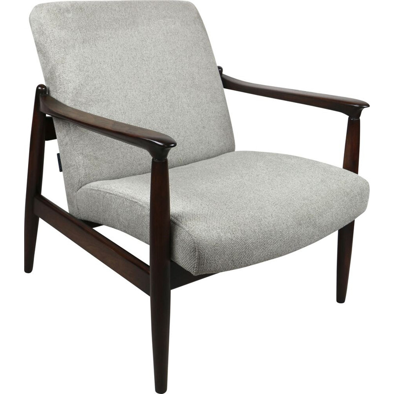  vintage armchair grey  by Edmund Homa 1970s