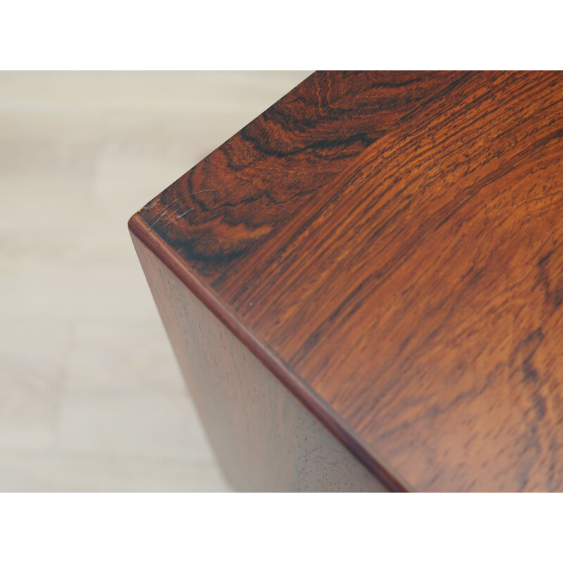 Vintage rosewood chest of drawers Denmark 1970s