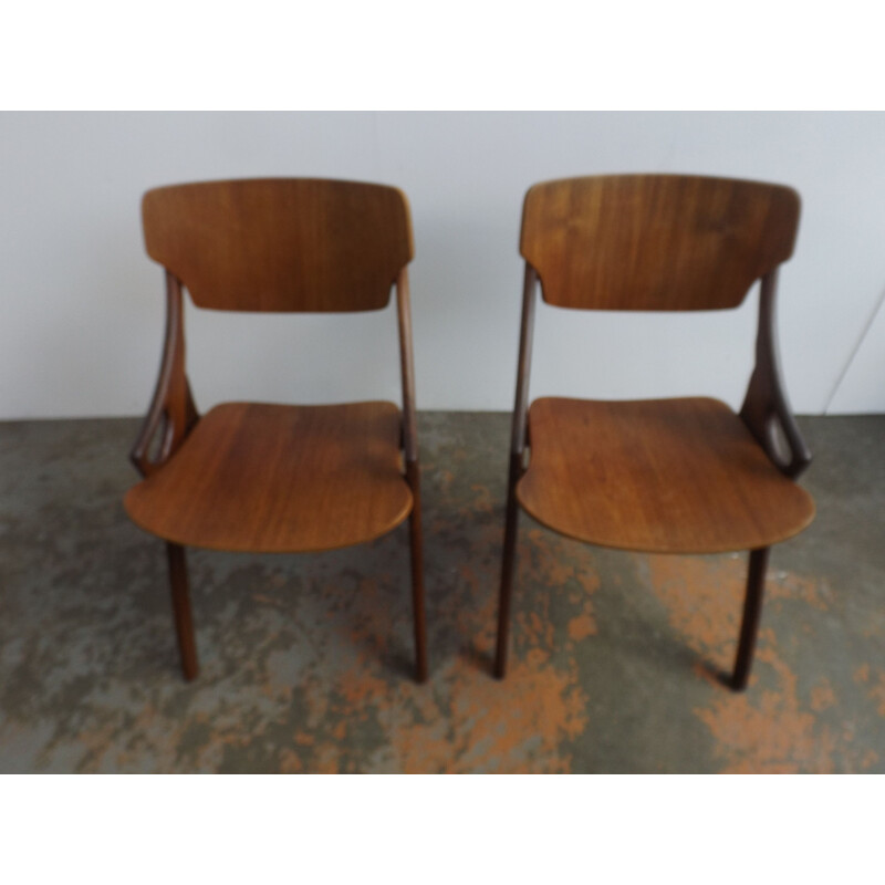 Paire de chaises vintage par Mogens Kold