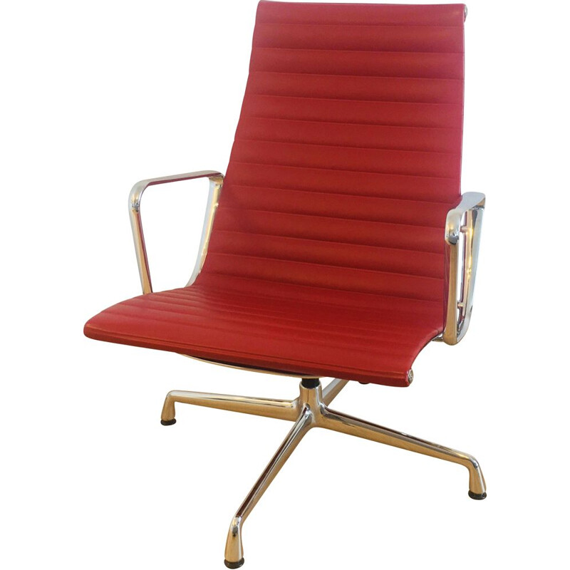 Cadeira de alumínio Vintage por Charles e Ray Eames por Vitra