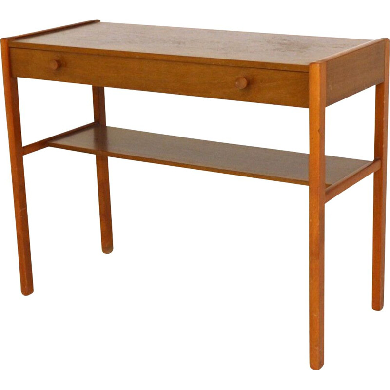 Vintage teak console Sweden 1960s