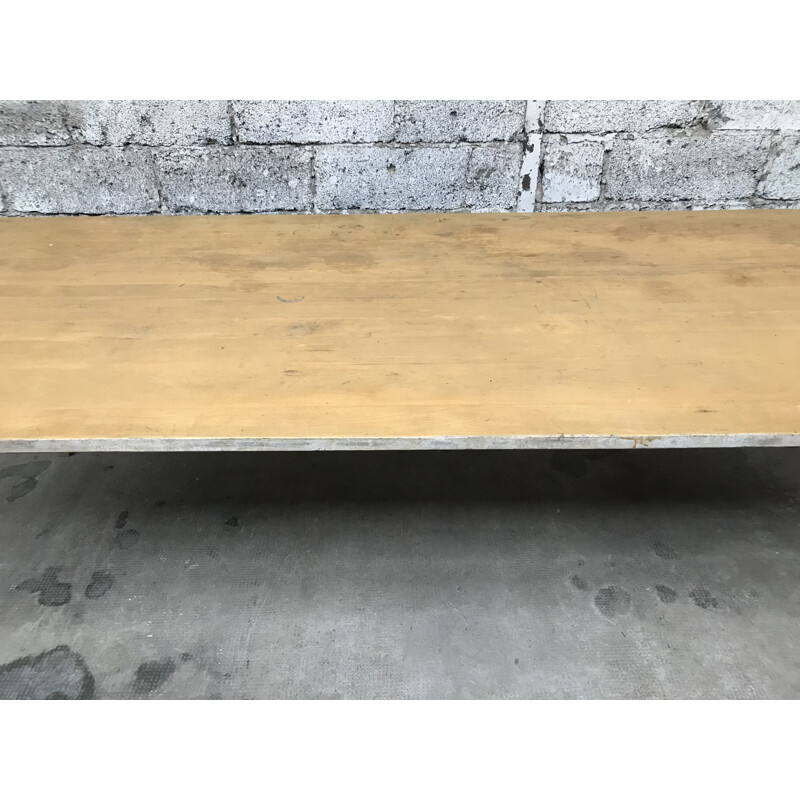 Vintage large farm table in fir