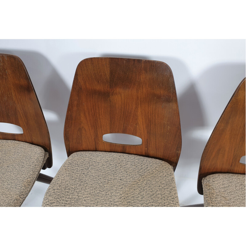 Set of 4 vintage chairs from Tatra 1960s