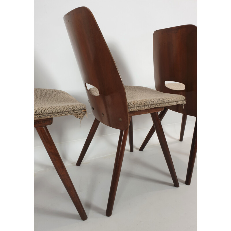 Set of 4 vintage chairs from Tatra 1960s