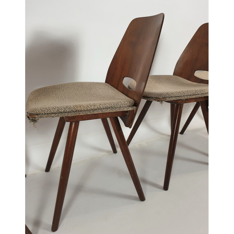 Set of 4 vintage chairs from Tatra 1960s