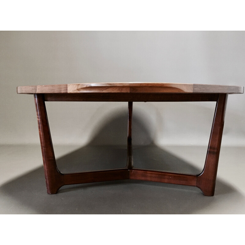 Vintage table Scandinavian rosewood  1950s