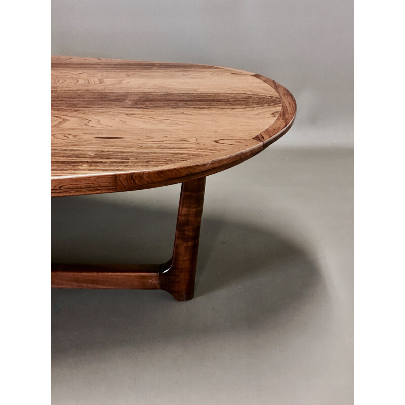 Vintage table Scandinavian rosewood  1950s