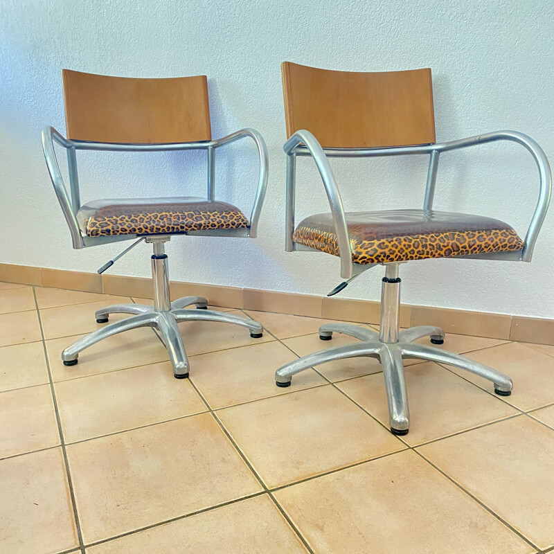 Paar vintage verstelbare fauteuils, 1980