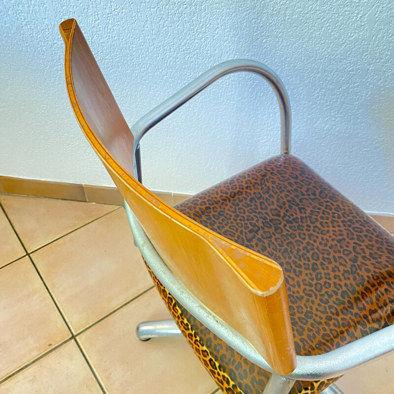 Pair of vintage adjustable armchairs, 1980