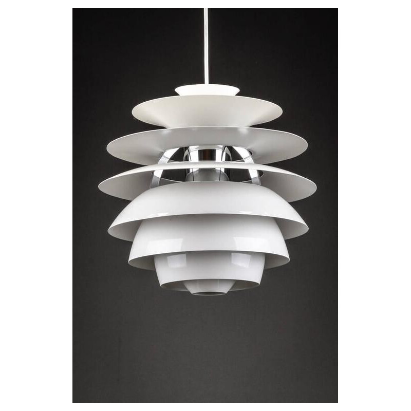 Louis Poulsen '"Snowball" hanging lamp in aluminum, Poul HENNINGSEN - 1990s