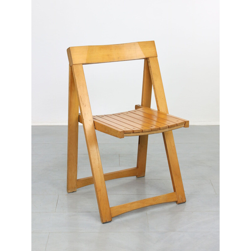 Vintage folding chair by Aldo Jacober & Bazzani Italy