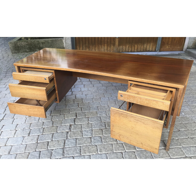 Vintage executive desk  mahogany