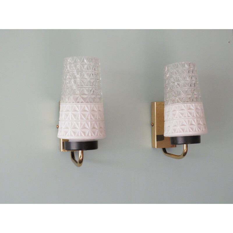 Pair of vintage wall sconces 1960s