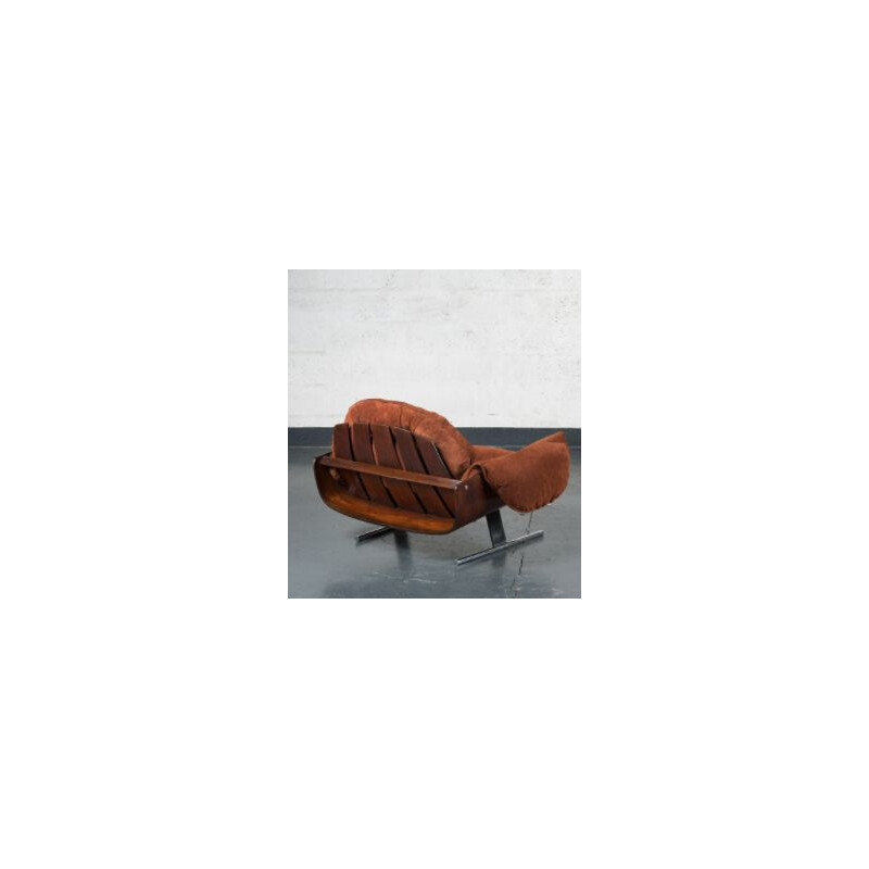 Vintage rosewood "Presidencial" armchair by Jorge Zalszupin, Brazil 1962s