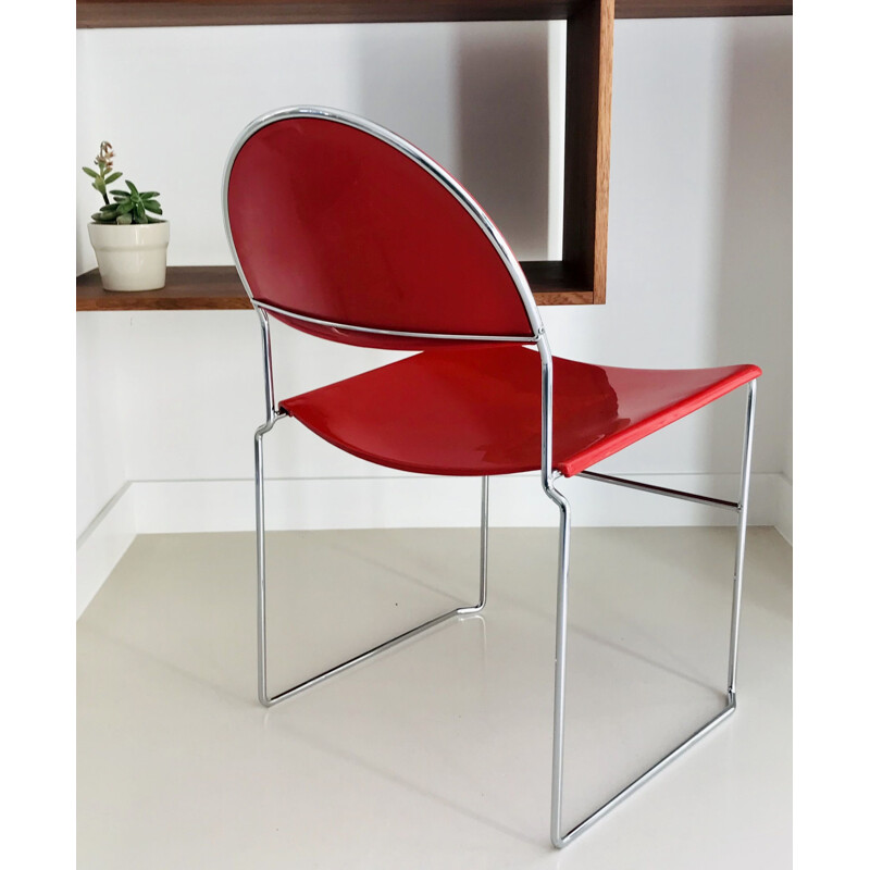 Paar vintage stoelen Italië 1980