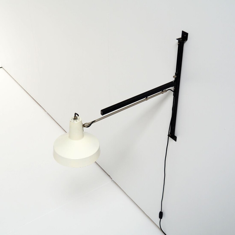 Vintage wall lamp by Niek Hiemstra for Hiemstra Evolux 1960s