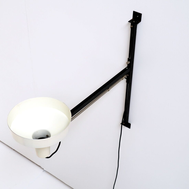 Vintage wall lamp by Niek Hiemstra for Hiemstra Evolux 1960s